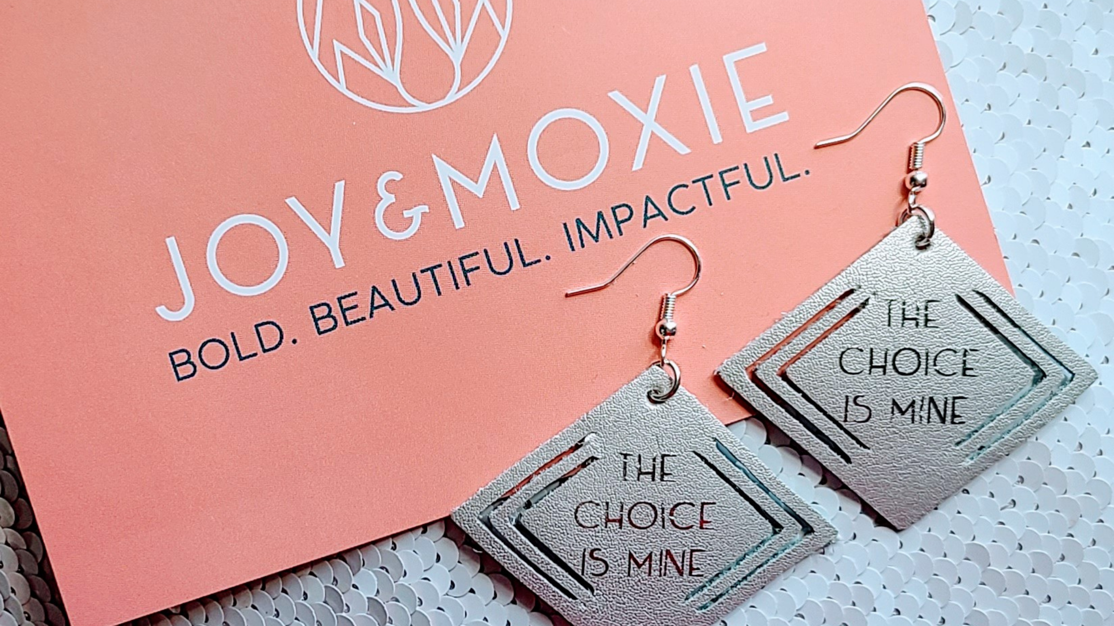 NEW EARRING DESIGN: THE CHOICE IS MINE | CLICK TO SHOP