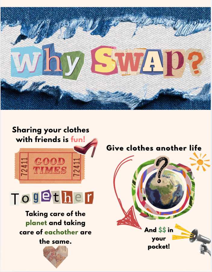 Clothing swaps are a chance to share with friends and protect the planet