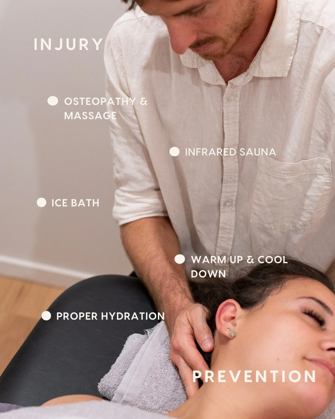 Injury prevention is the best kind of recovery 🙌

Heading into 2026 with goals to move more, train harder, or simply feel your best?

�✔ Osteopathy &amp; massage�
✔ Infrared sauna + ice bath�
✔ Proper hydration�
✔ Warm-up &amp; cool-down�
✔ Ongoing 