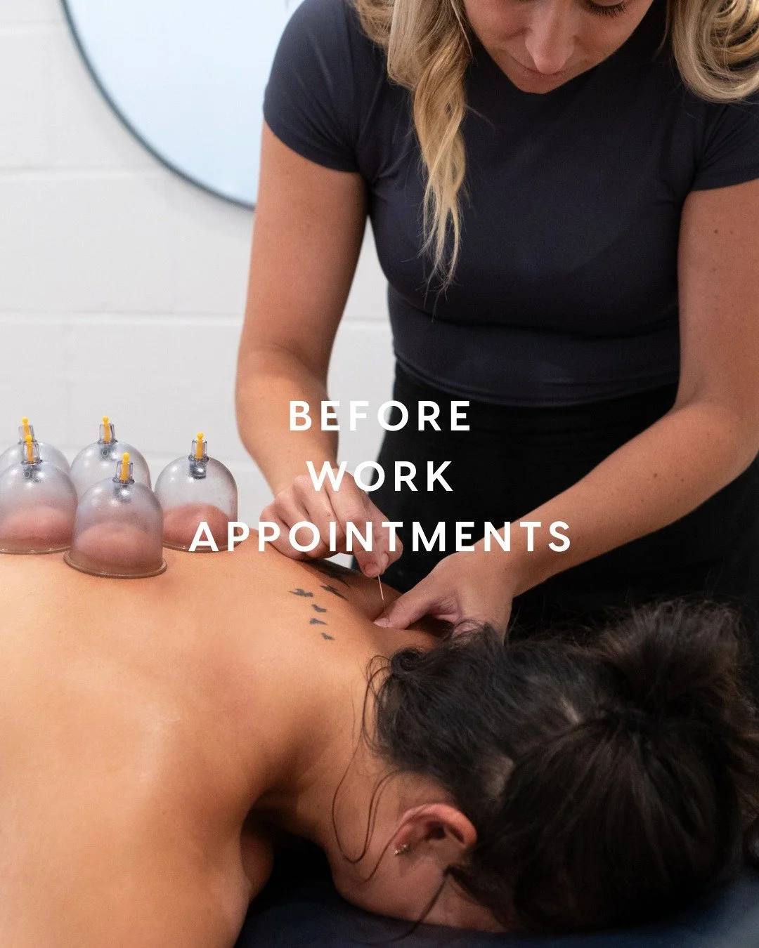 Early start? We&rsquo;ve got you 🌅

We offer before-work osteopathy appointments:
🕢 7:30am on Wednesdays &amp; Fridays
🕡 6:30am on Thursdays

Perfect if you want to prioritise your health before the day gets busy. Start your morning feeling aligne