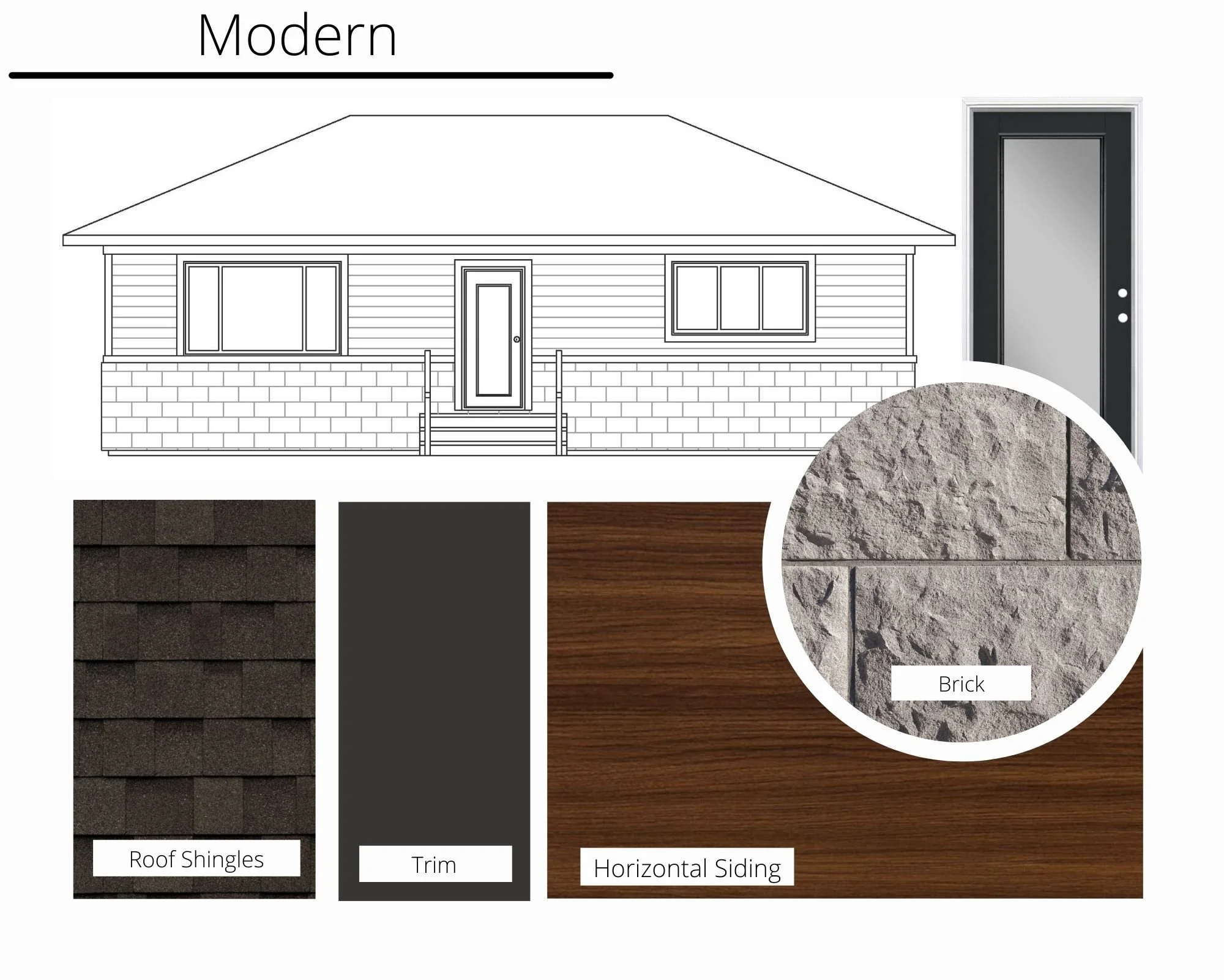 Update Boring Home Facade