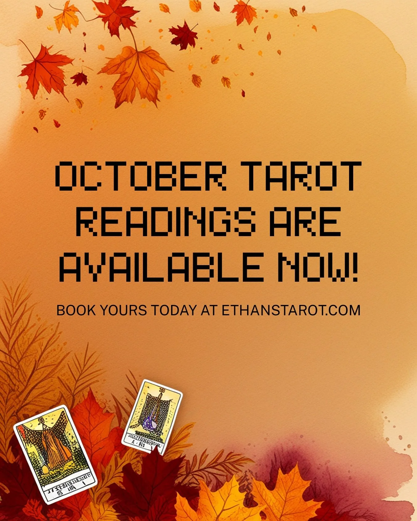 It&rsquo;s getting close to spooky season 👻 Book your October reading today 🎃🍁