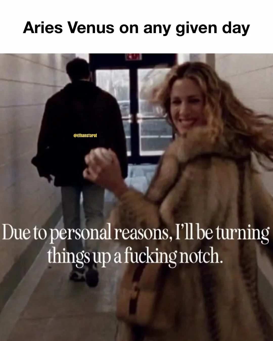 (Aries&ndash;Pisces) 🔮 Meme format inspired by the iconic @solelunastro ✨ 
-
-
-
-
#astrology #astrologymemes #venussign #astrologylovers #zodiacsigns