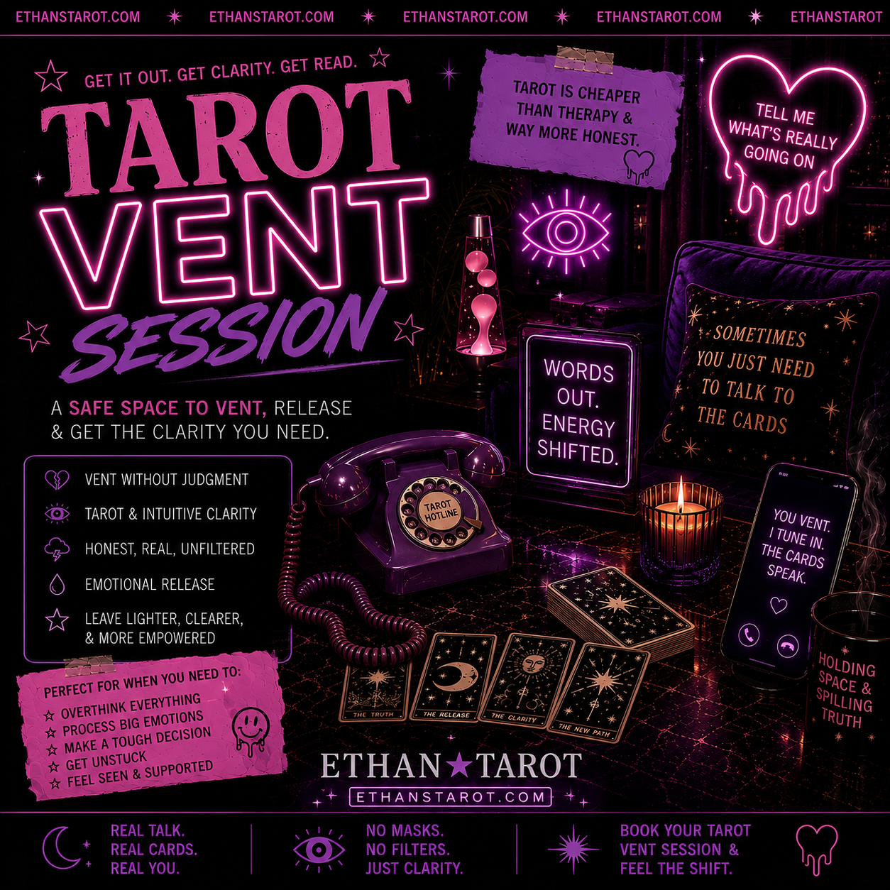 Tarot Vent Session
