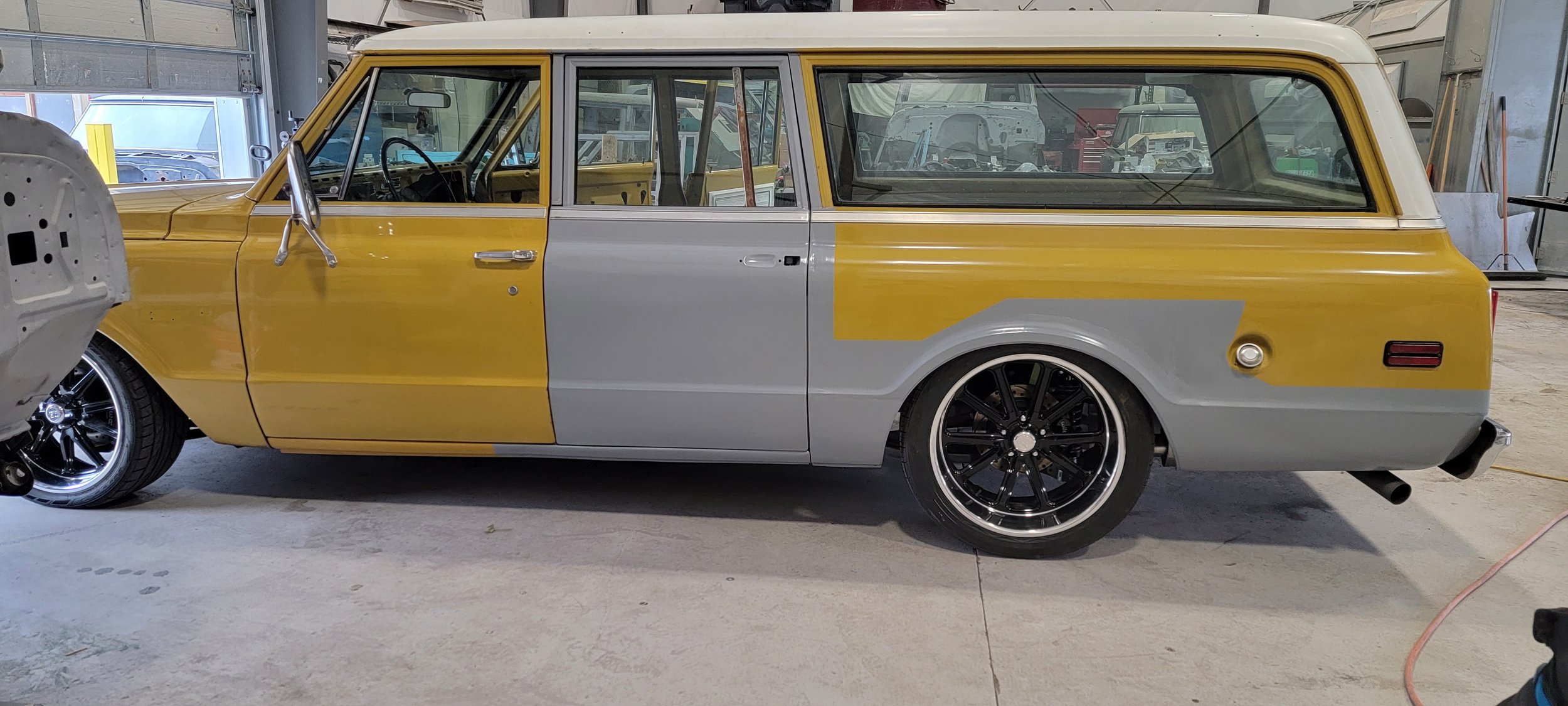 1972 suburban fourth door installed