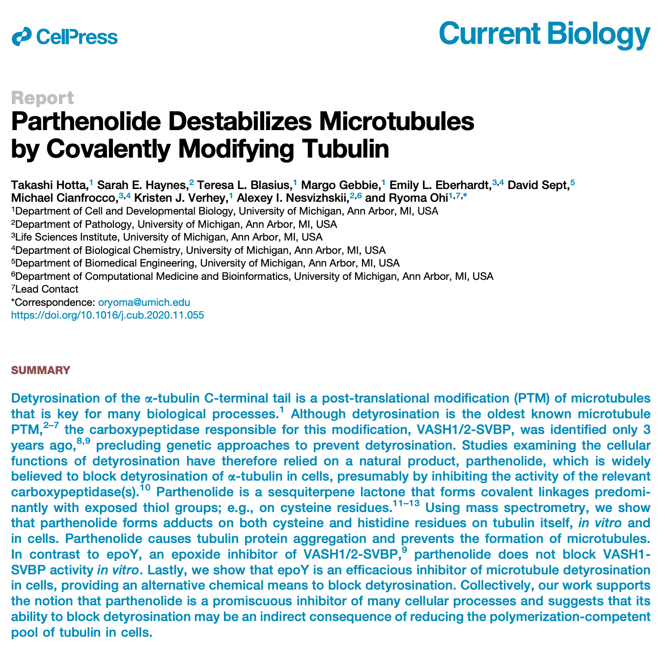 Scientific contribution
