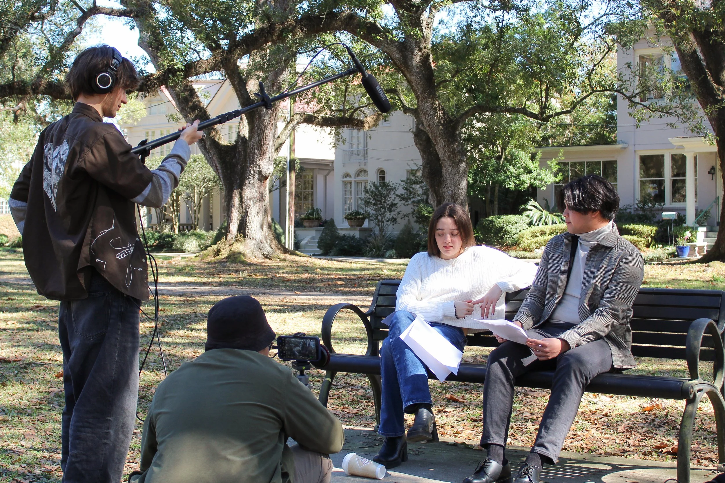 Behind the scenes on UNINSPIRED.