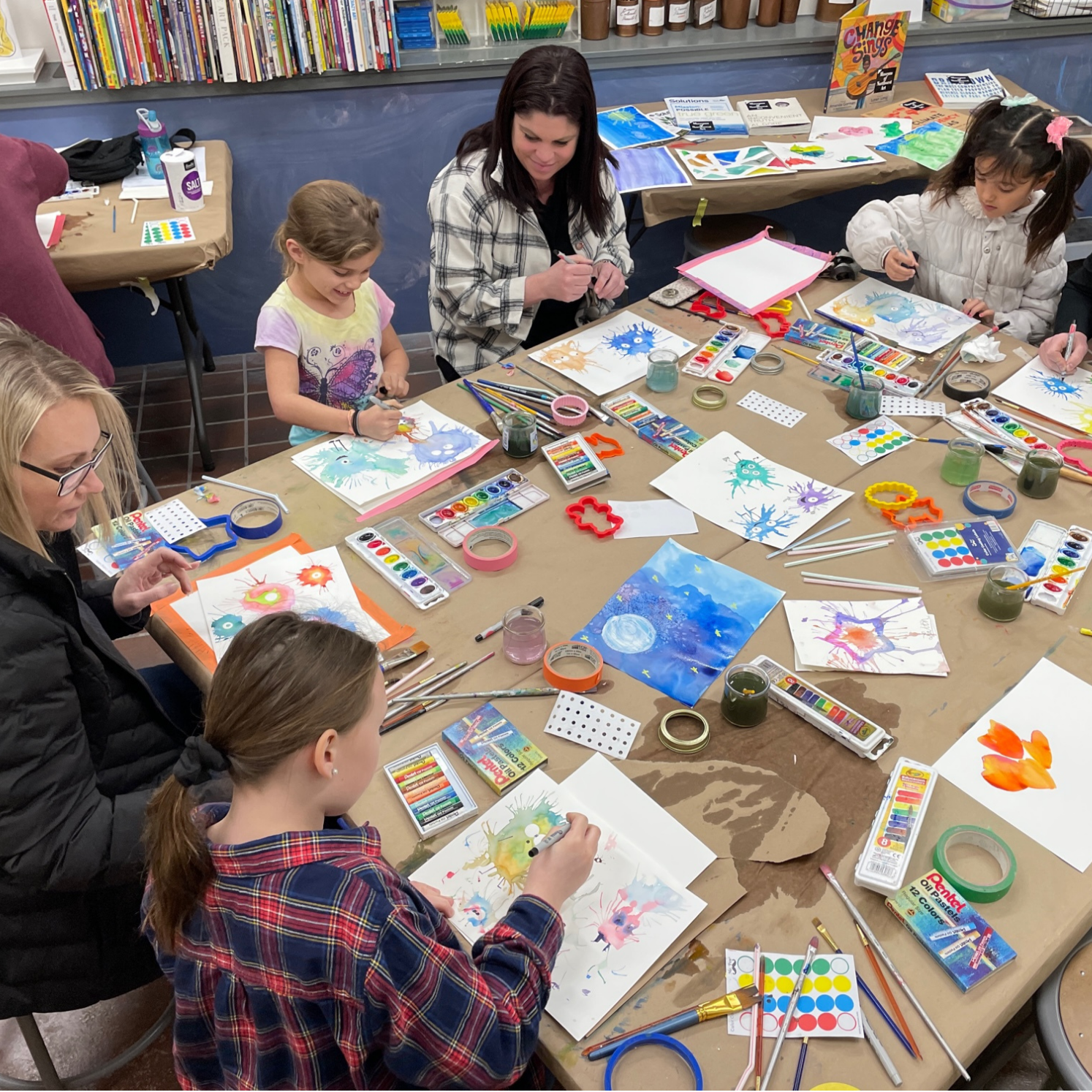 My Adult &amp; Me: Autumnal Watercolor Exploration