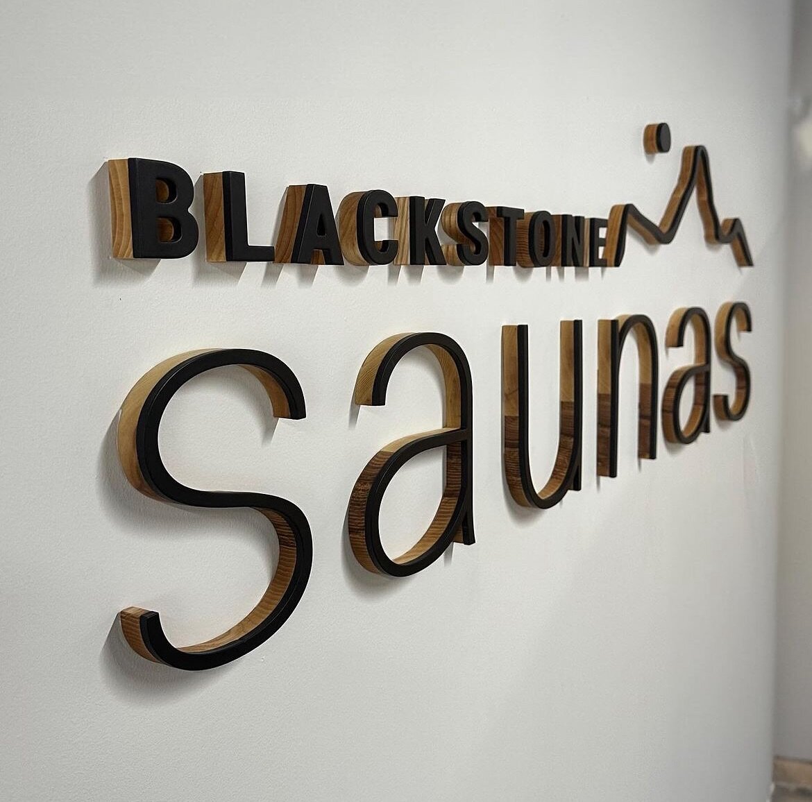 Thank you to @blackstonesaunas for allowing me to create your signage! It&rsquo;s beautiful up on your wall 🥰

#langley #langleybc #langleysigns #blackstonesaunas #vancouvercanada #woodsign #saunas