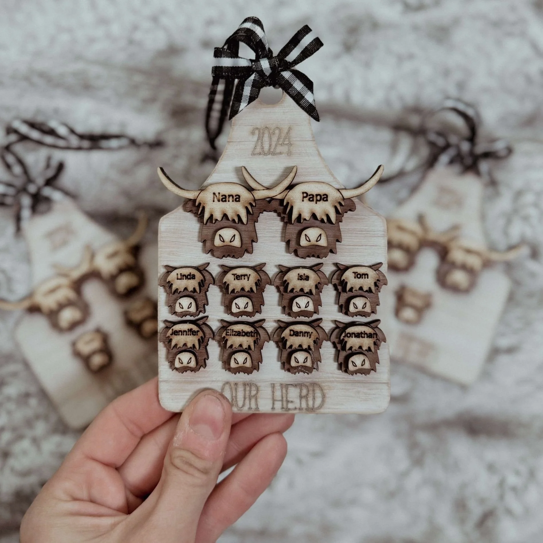 Personalized Santa Naughty And Nice List Christmas Ornament