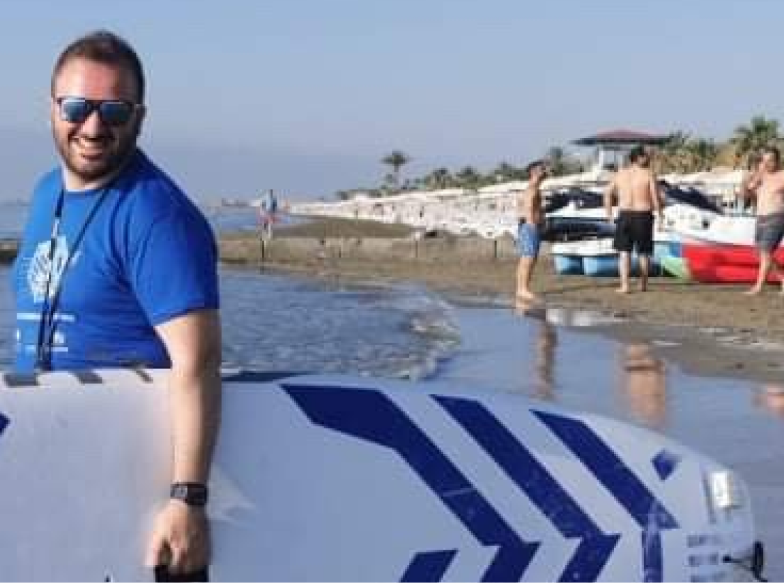 Digital Matter LoRaWAN Oyster GPS tracker on SUP Board