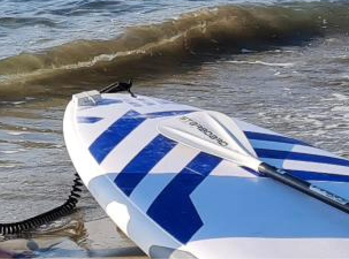 Digital Matter LoRaWAN Oyster GPS tracker on SUP Board