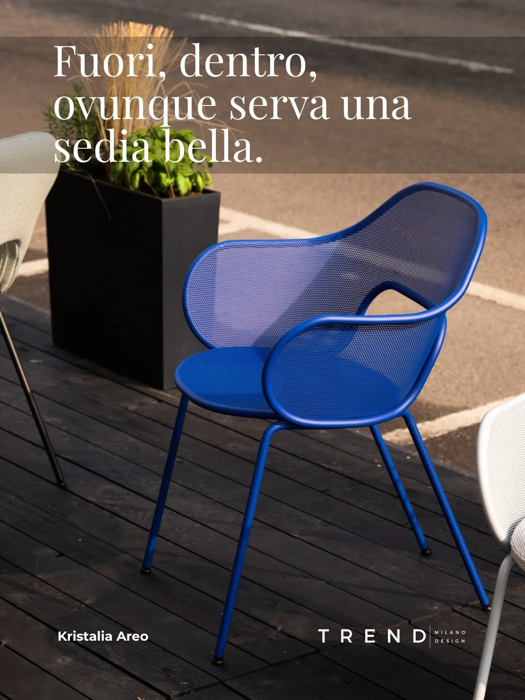 Rete metallica stirata, acciaio, colore. Areo di Alessandro Stabile per @kristaliadesign &mdash; leggera, resistente, indoor e outdoor. Tre versioni, stessa identit&agrave;. Novit&agrave; Milano Design Week 2026.

#TrendMilanoDesign #KristaliaAreo #M