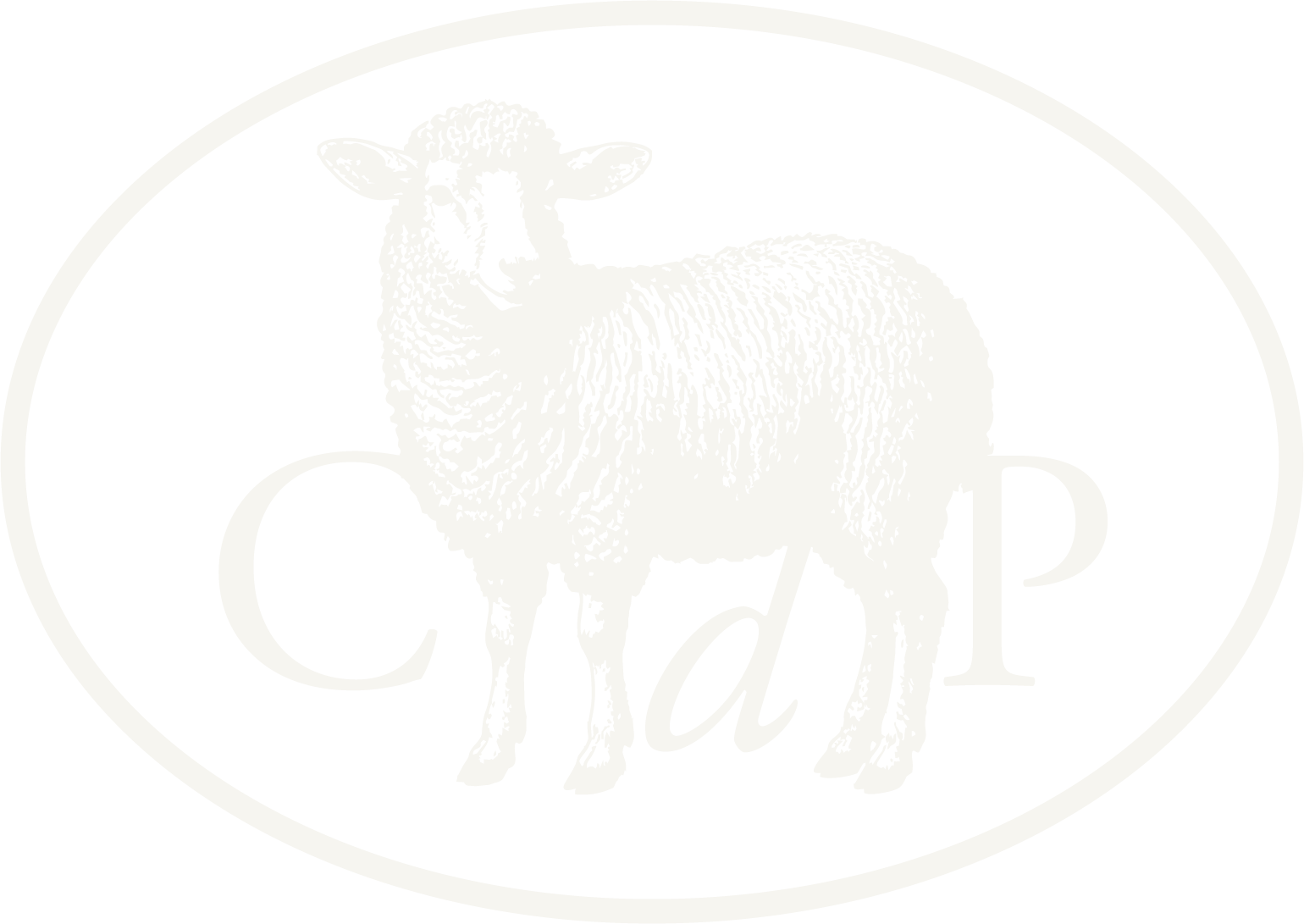 Symbol of Ca'delPastore in white