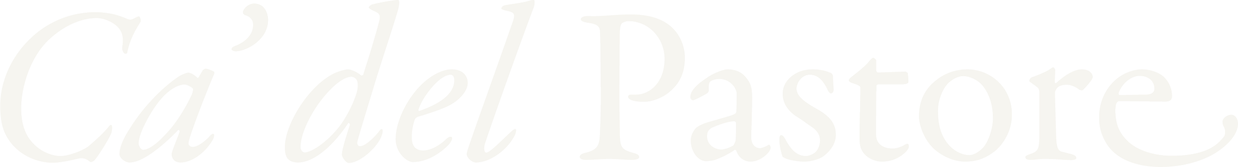 Logotype Ca'delPastore in white