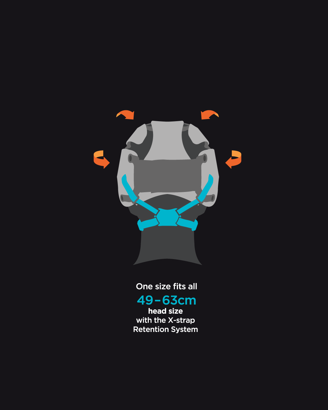 Image showing how the helmet secures