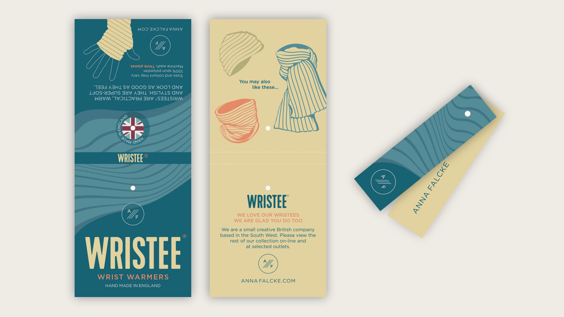 An image showing the Adult wristee label and the swingtag