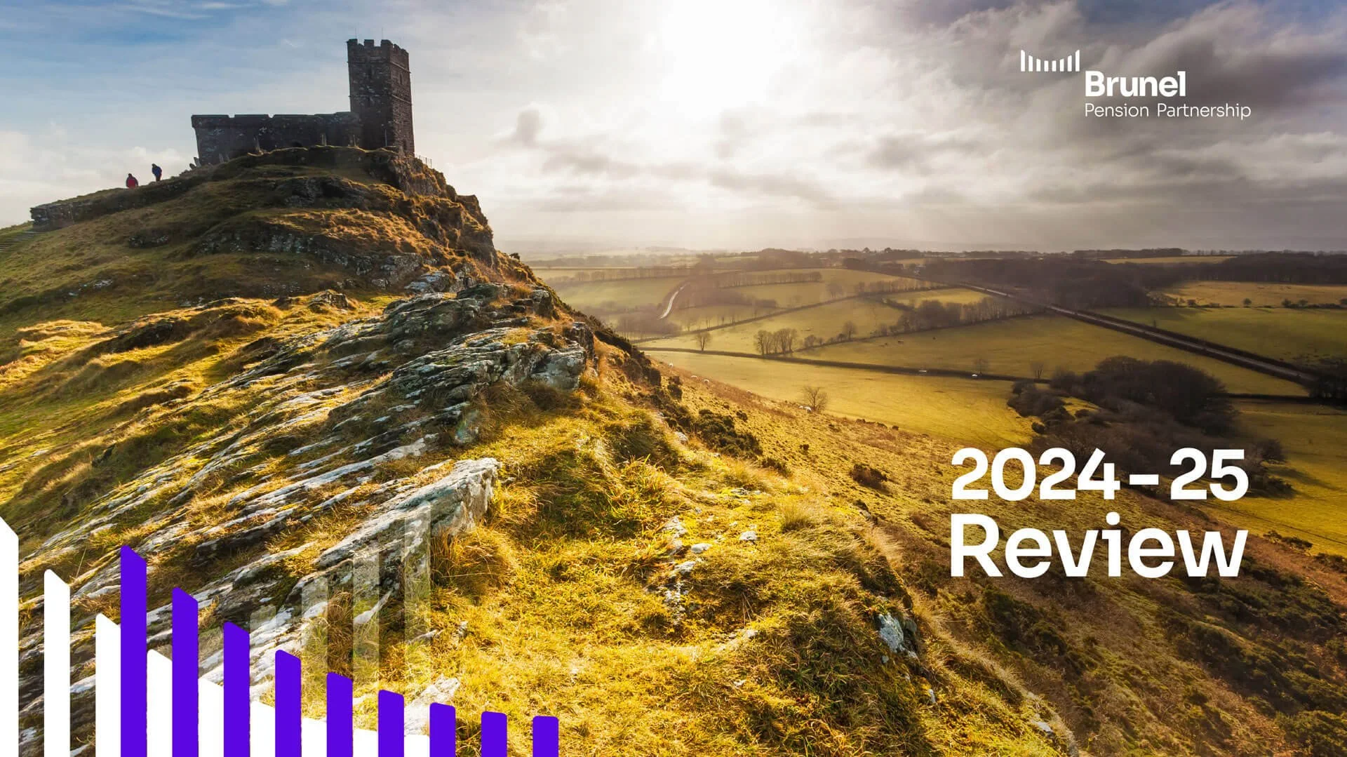 Cover photo for the Brunel Review 2024 showing The Church of St Micheal de Rupe on Brentor, Dartmoor National Park, Devon England UK