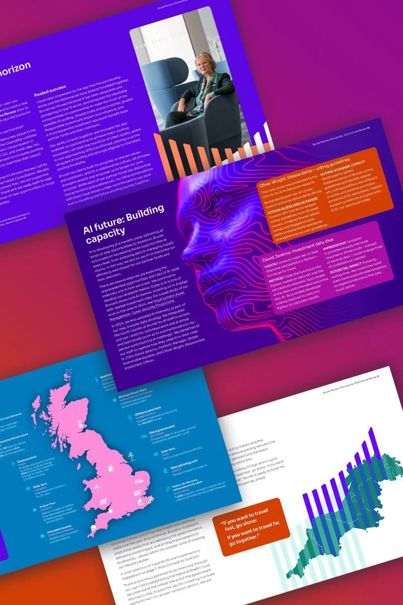 Image showing pages from the Annual Review 2024