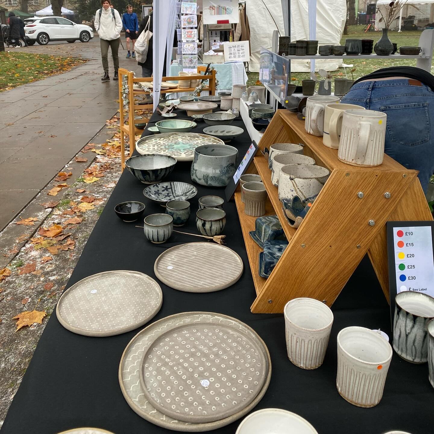 Wonderful day at our stall in @millroadwinterfair with @pottering_a_round  @katespenceceramics @nathalielbceramics 

We had an awesome time, met old and new friends and sold lots of ceramics. It was a pleasure to see people looking out for our collec
