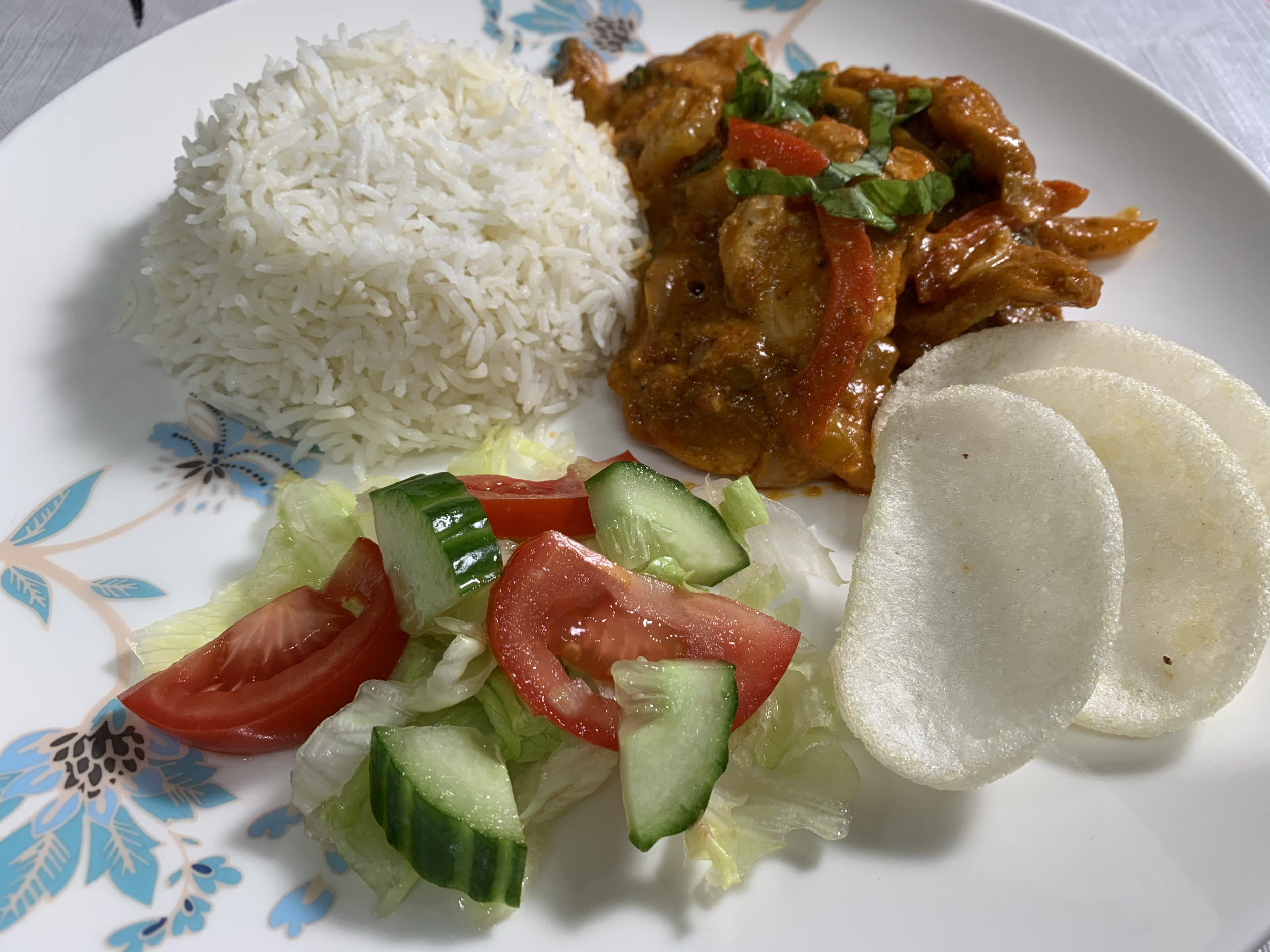 Thai Red Curry with Chicken and Vegetables