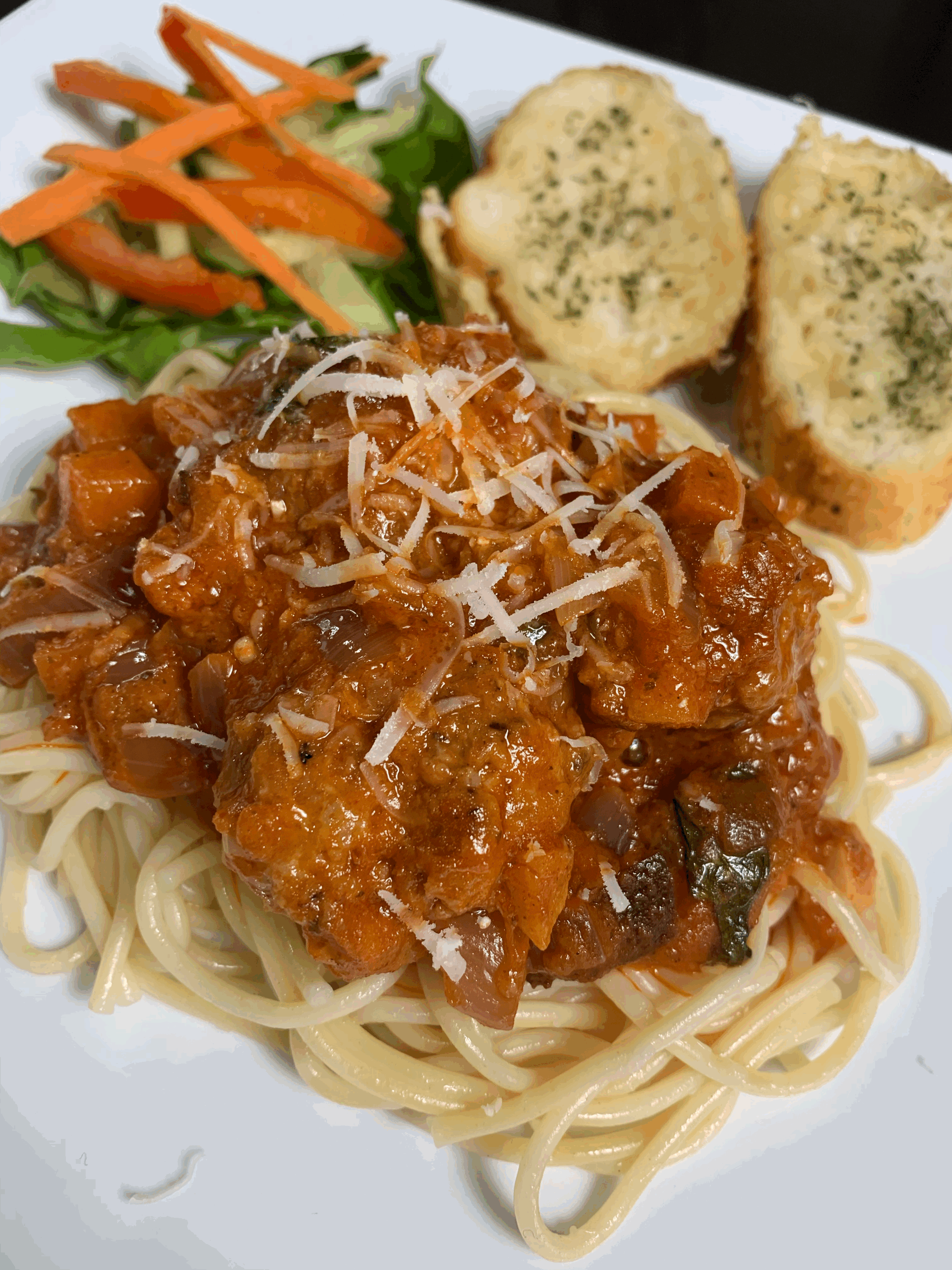 Italian Meatballs in a Rich Tomato and Mozzarella Sauce