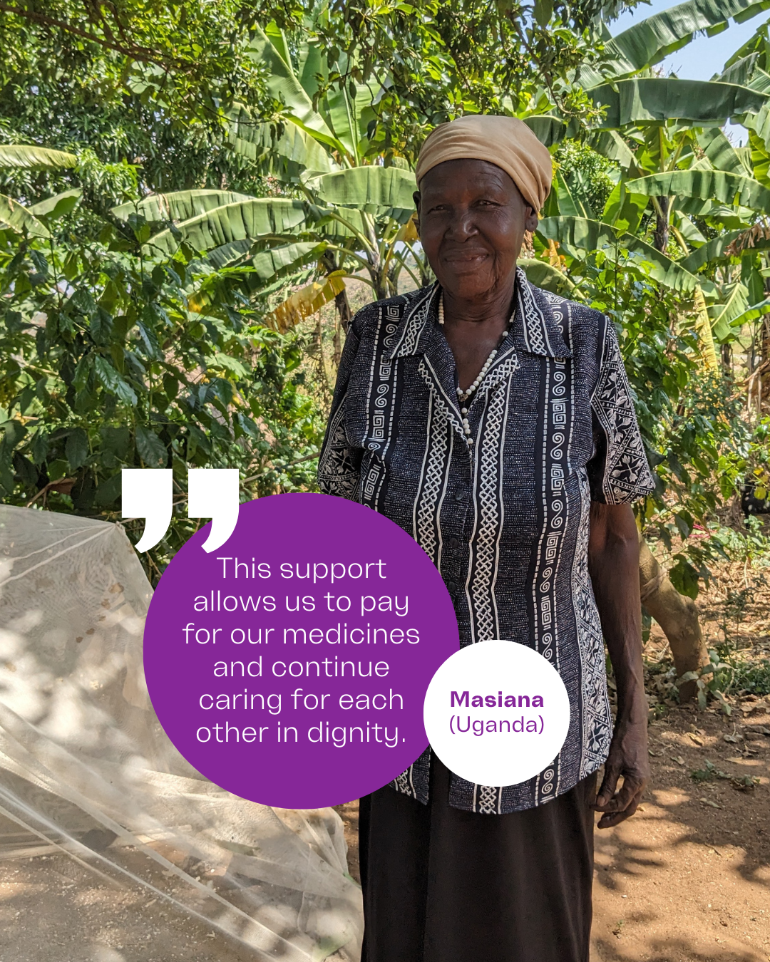 Na 55 jaar samen kunnen Masiana en haar man eindelijk in rust en waardigheid oud worden.