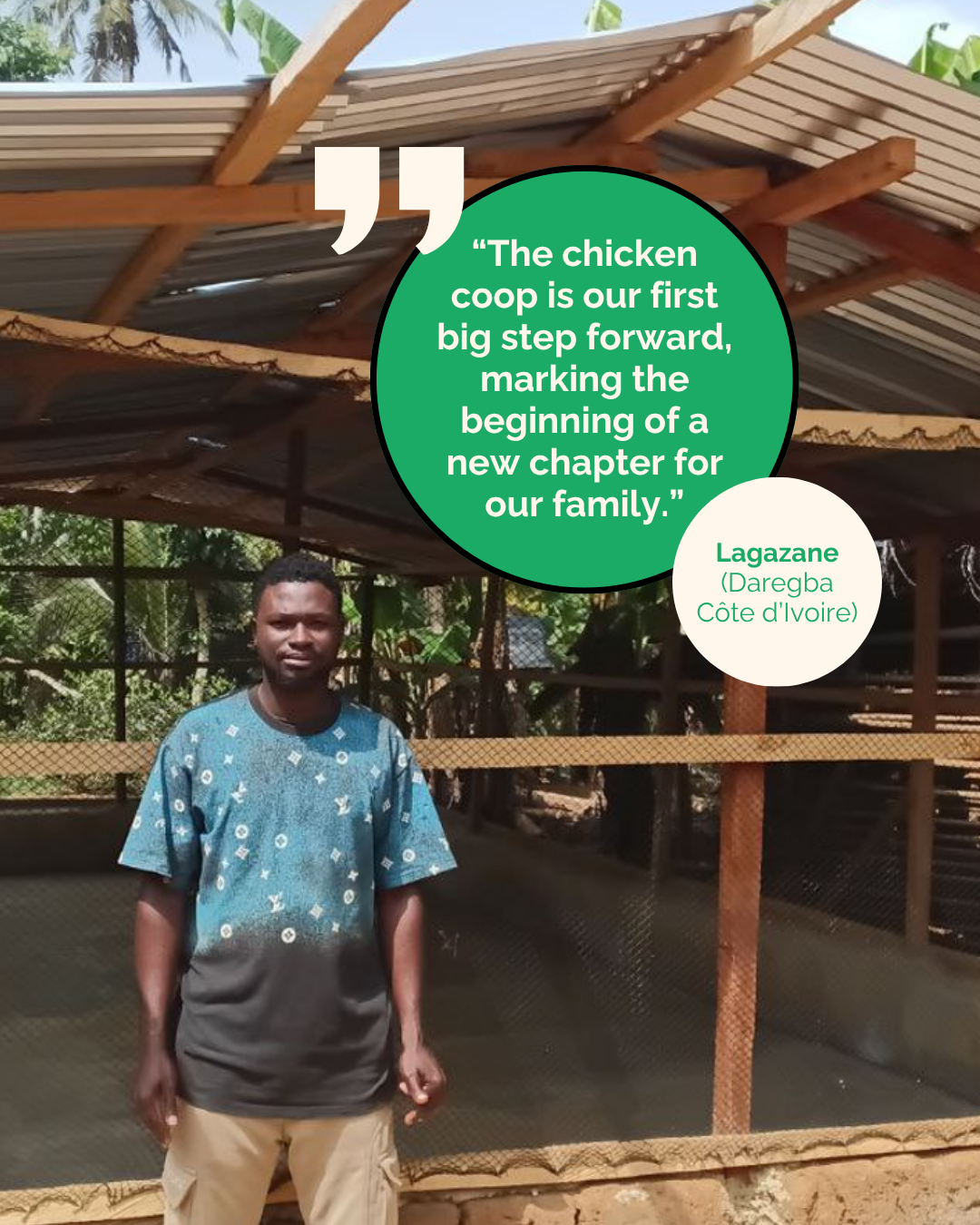 Een kippenhok als nieuw begin