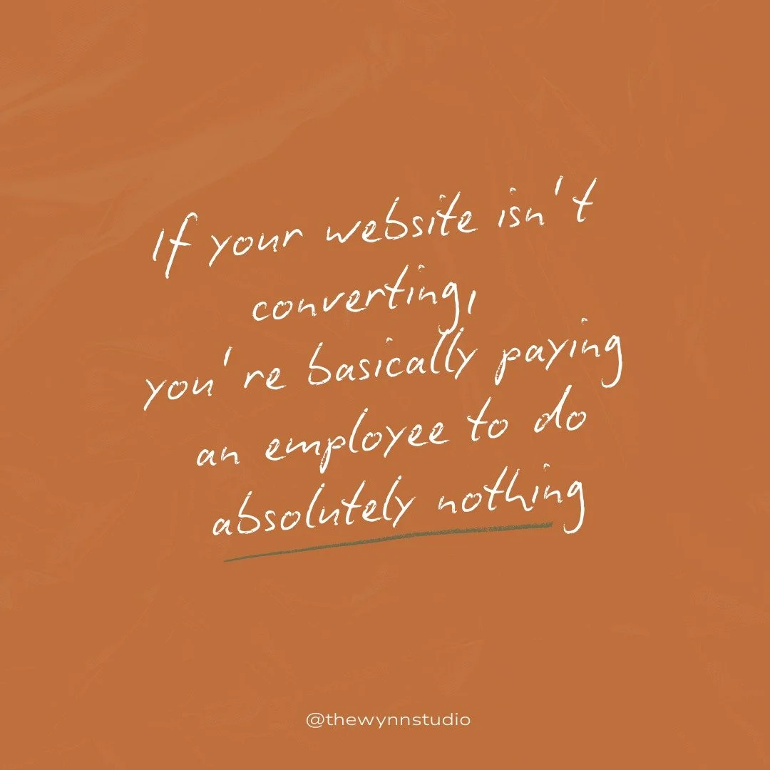 Here&rsquo;s the truth. If your website isn&rsquo;t converting, you&rsquo;re basically paying an employee to do absolutely nothing.

And let&rsquo;s be honest&hellip; would you keep someone on payroll who never booked clients, never answered question