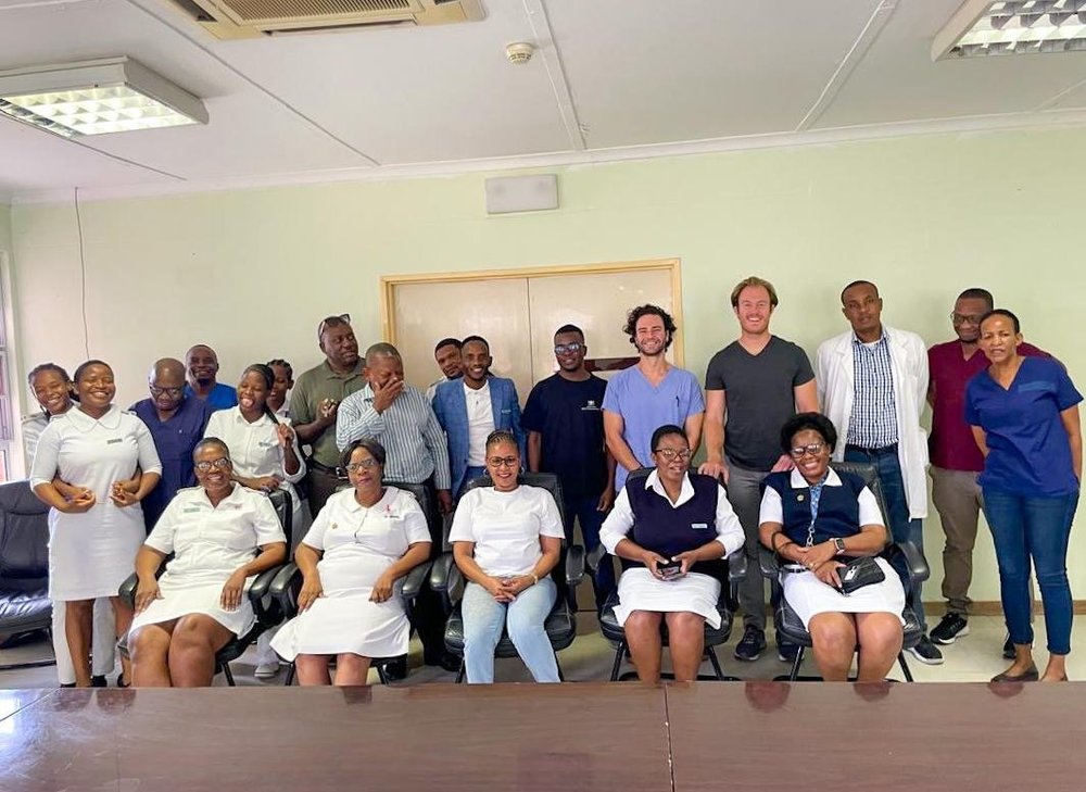 Ghanzi Primary Hospital and staff