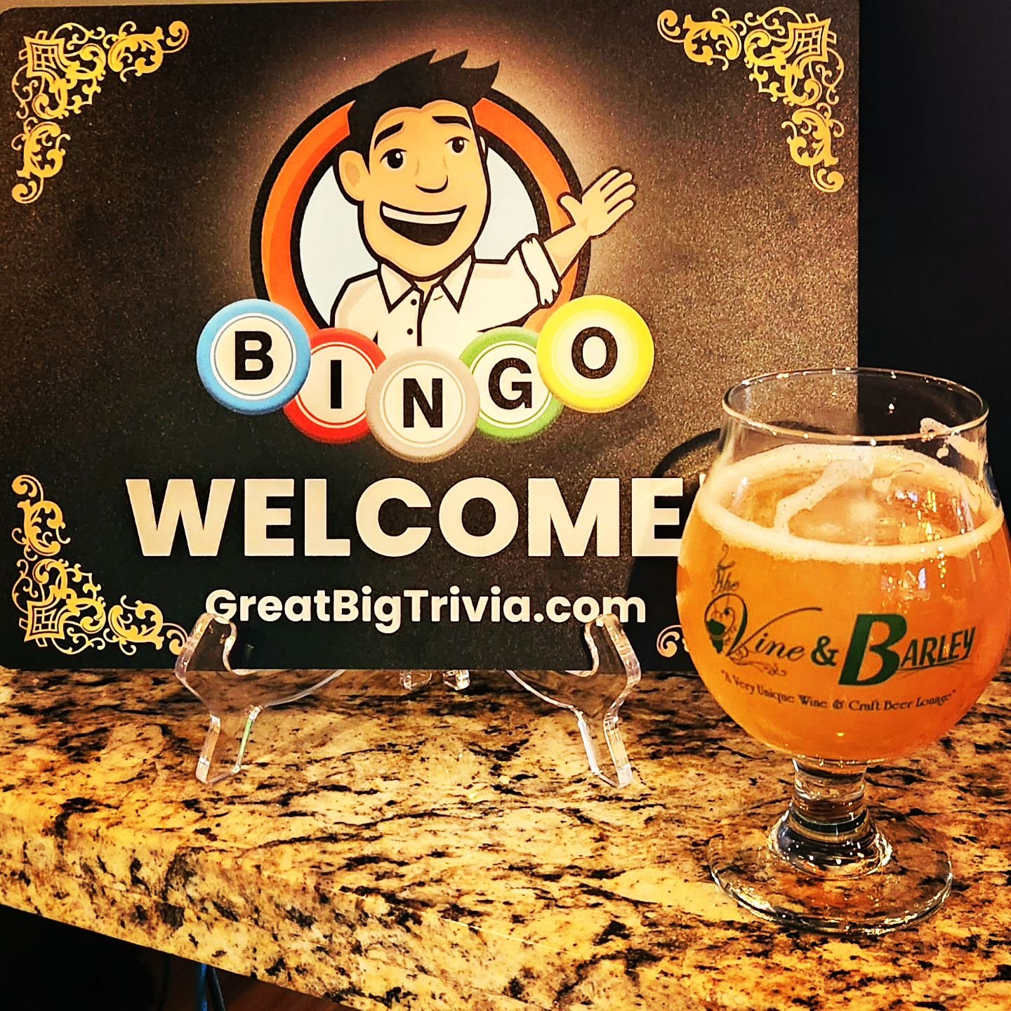 Happy Weekend Friends! Happiest Hours 25% off Beer and Wine until 7 PM followed by @greatbigtrivia Music Bingo at 7 PM! Hope to see your beautiful faces! #VineandBarley #MusicBingo #PortStLucie #Saturday #greatbigtrivia #craftbeer #WineDownWeekend