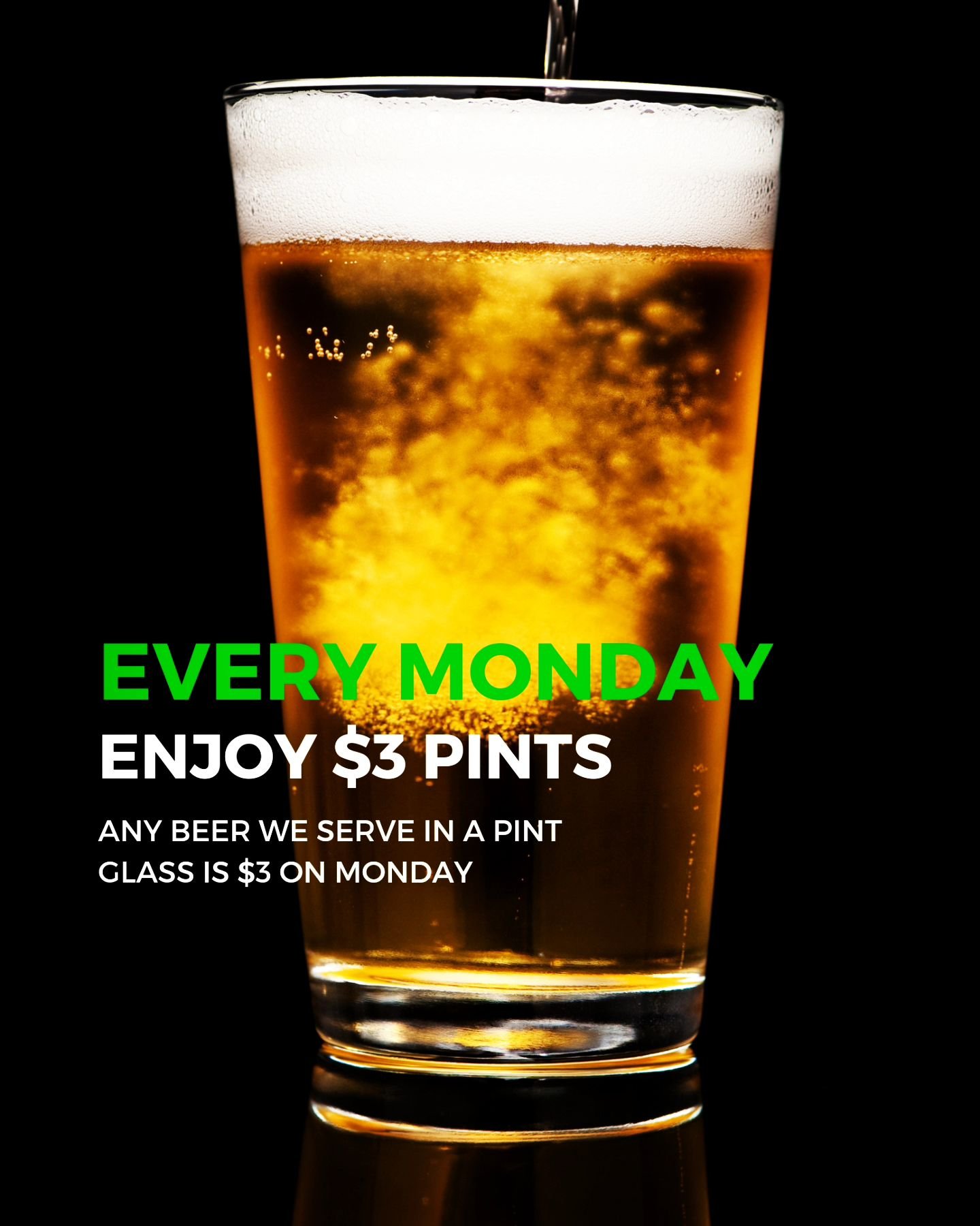 Ok, it's Monday. But who said Mondays have to suck? 

Be a rebel and have a great Monday with $3 pints of craft beer!

#VineandBarley #PortStLucie #craftbeer