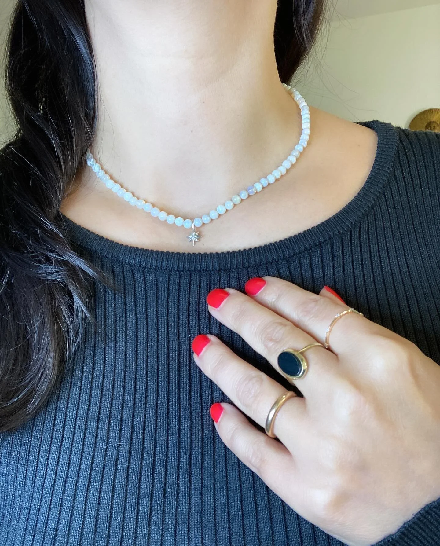 Swipe to see all the tiny rainbows and glittery opal galaxies trapped in each bead.

Rare ✹ Extraordinary ✹ Marvellous 
(Just like you)

#AustralianOpal #OpalNecklace #CelestialJewelry #ArtisanJewelry #HandmadeJewelry #OpalMagic #JewelryOfTheStars #N