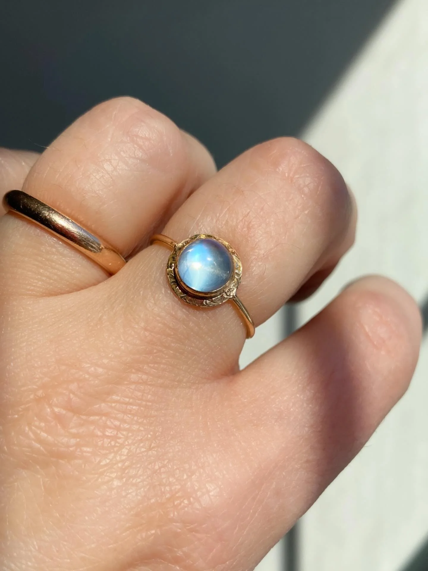 Quite possibly the most magical moonstone ring I&rsquo;ve ever made and the light we need right now.

In the middle of a New York winter that feels like it may never end, this blue moonstone holds its own quiet glow. A soft, celestial shimmer of a st