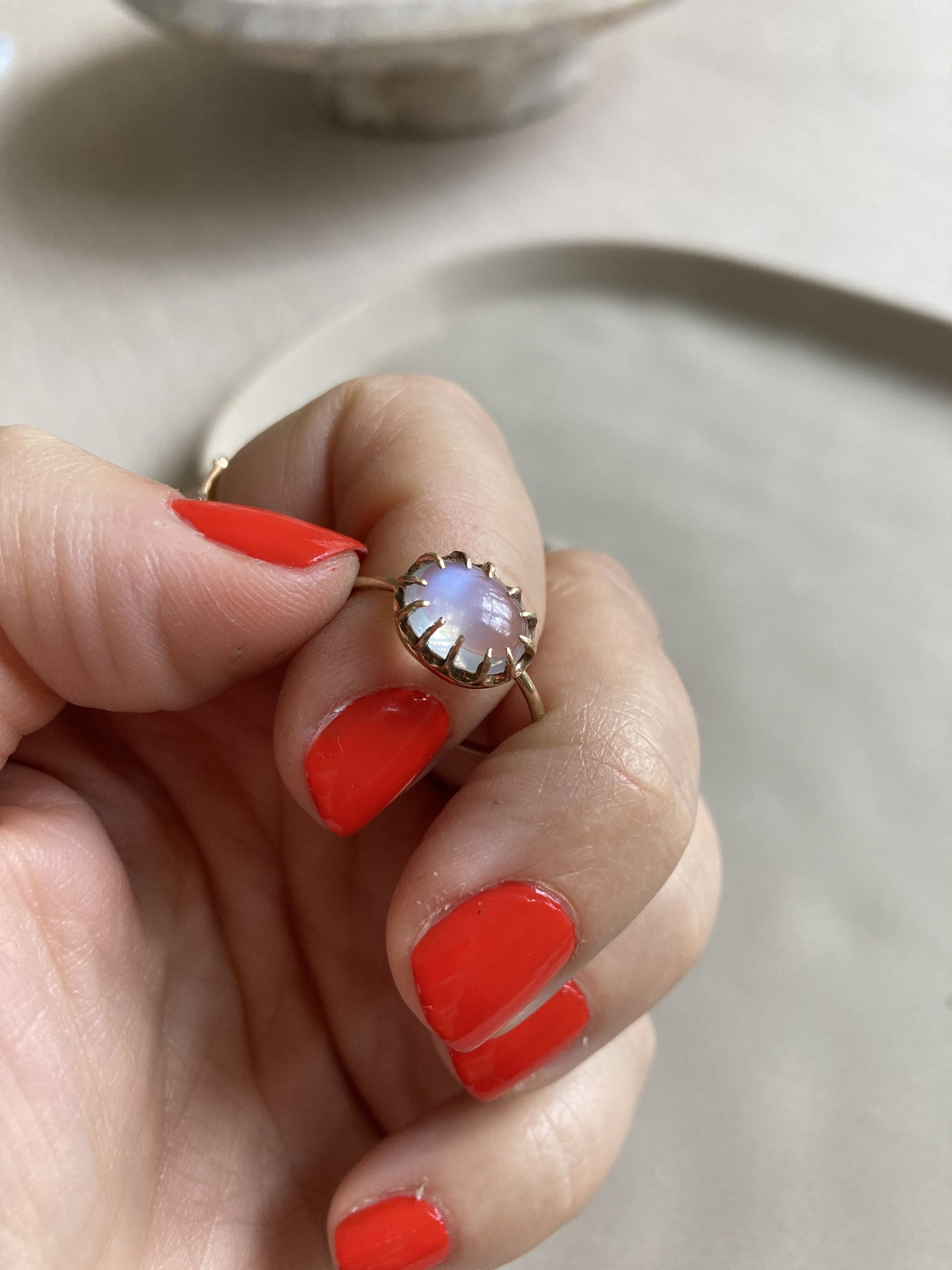 Antique Moonstone Ring