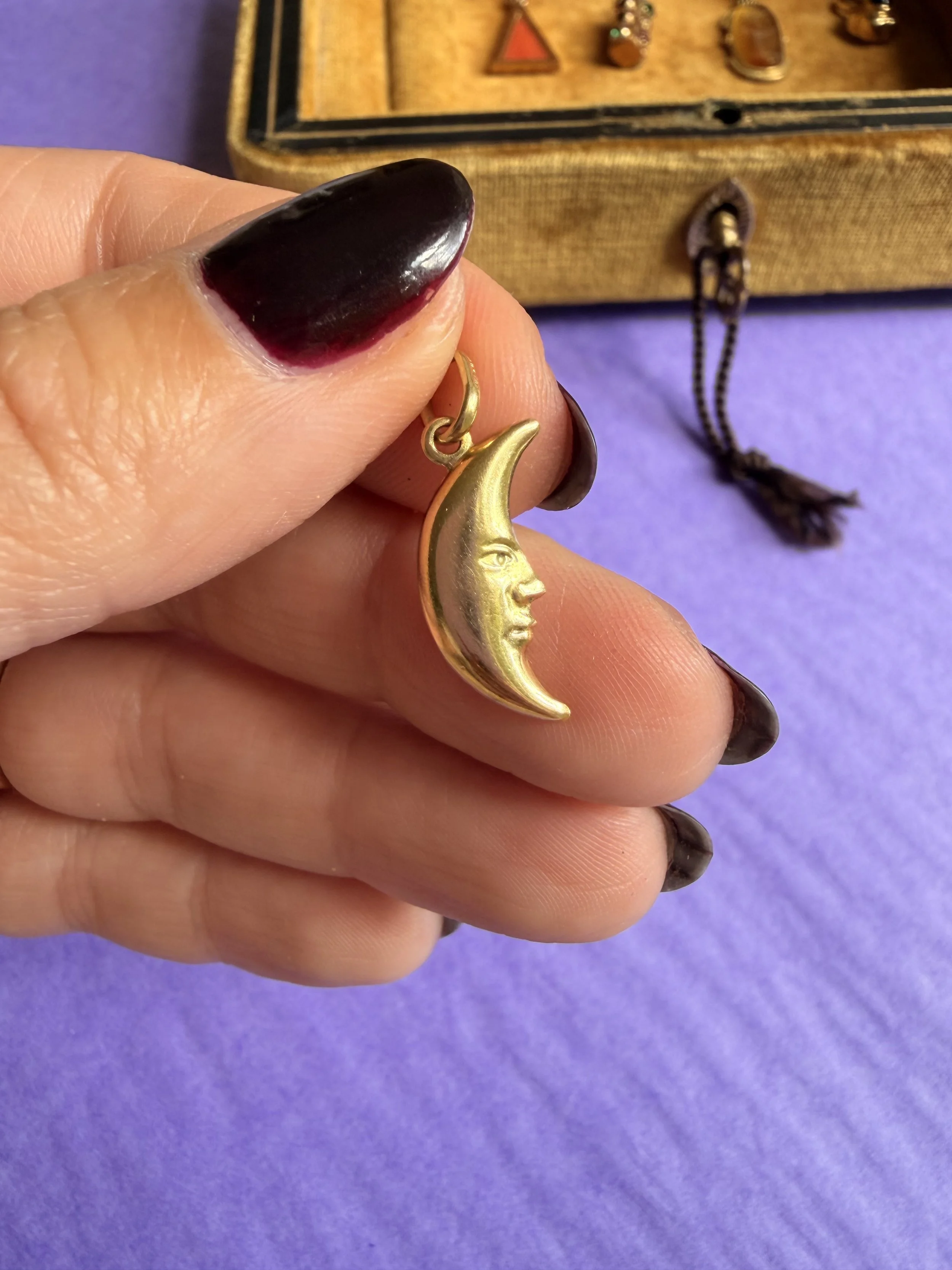 Man in the Moon Charm