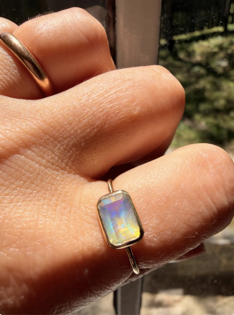 Ombré Opal Ring