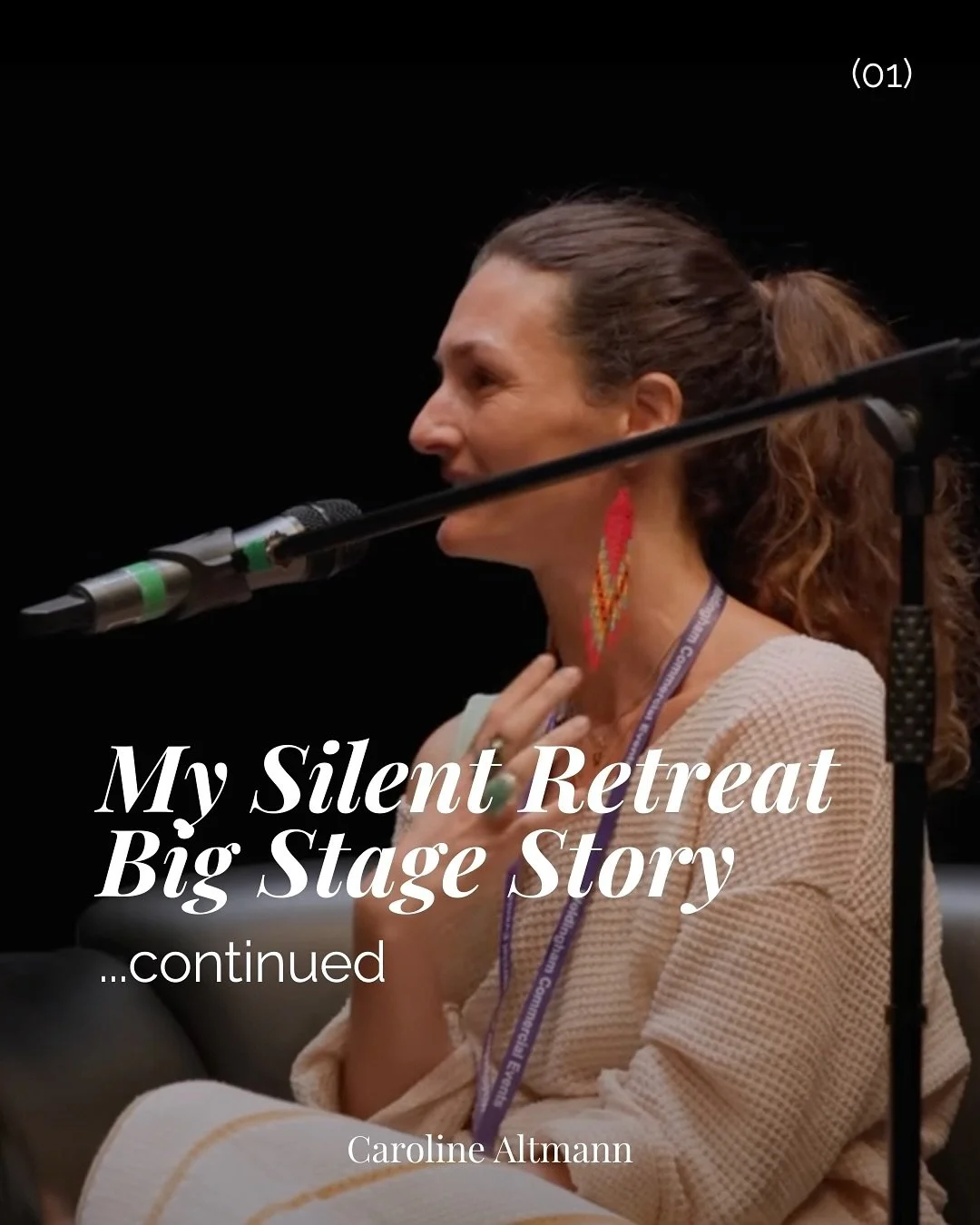 Stepping on stage in front of 300+ people at the Silent Retreat was a moment I’ll not forget for a while.
What surprised me most? Re-watching the video later and realizing… I didn’t cringe seeing myself on stage.
Yes, I