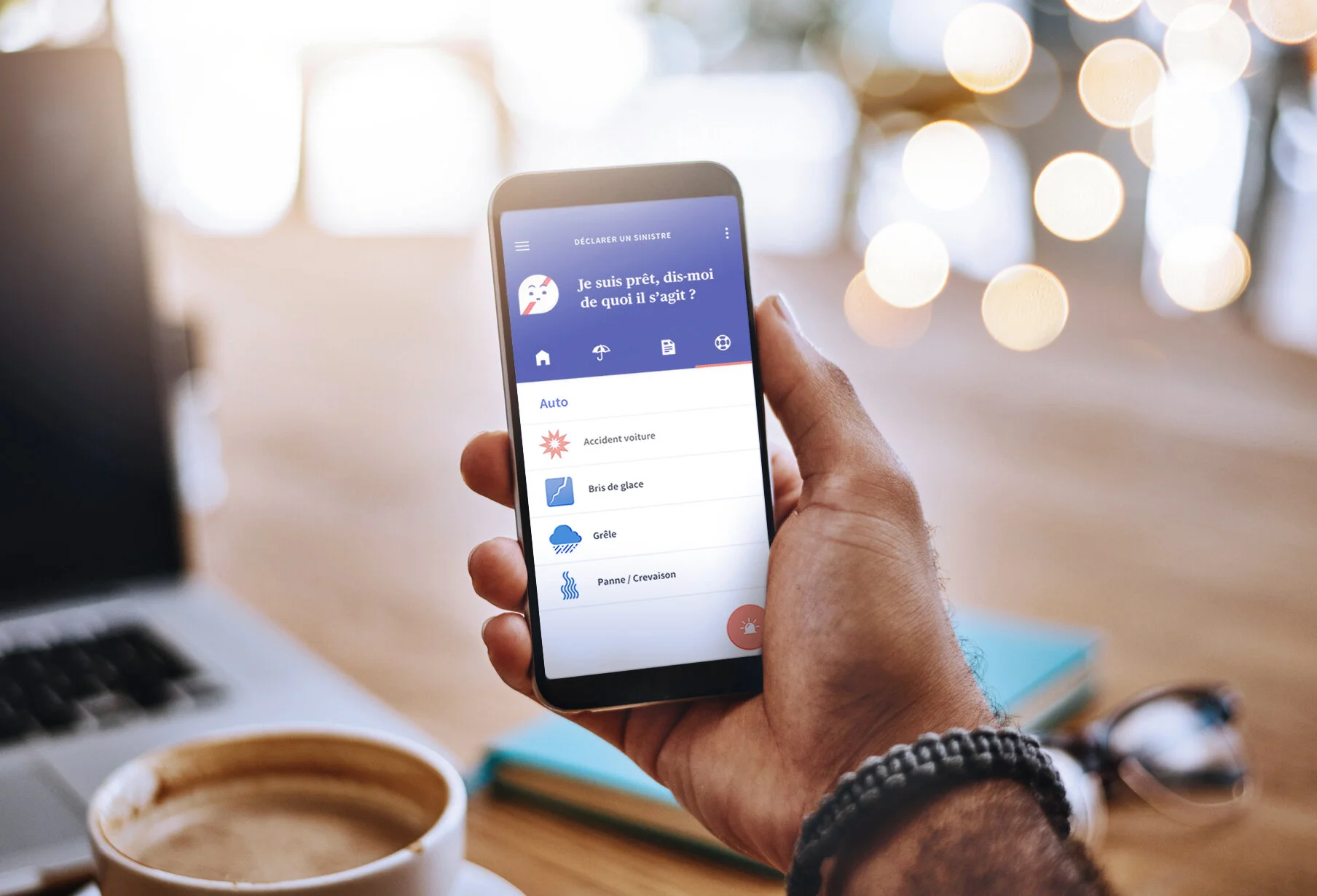 AXA Insurance | Mobile app design concept