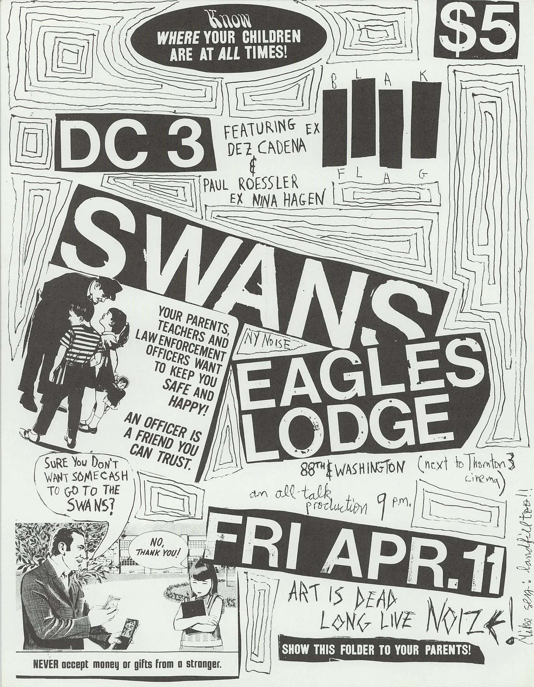 Swans/DC3/Bum Kon + 1