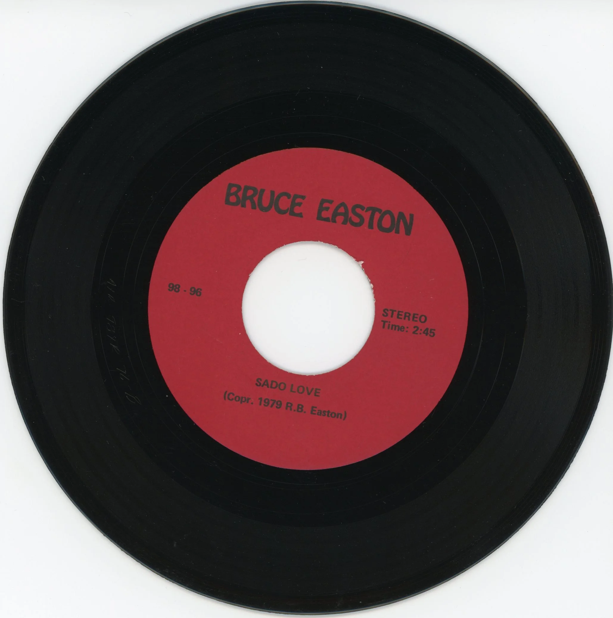 BRUCE EASTON - Sado Love 7”