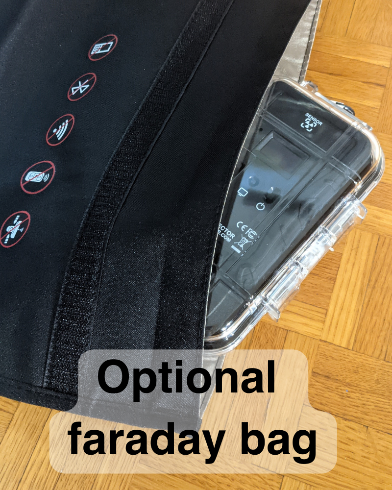 Better Geiger Radiation Detector - Faraday bag