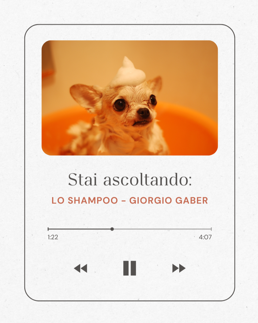 Il cantautore preferito di un copy non può che essere Gaber.