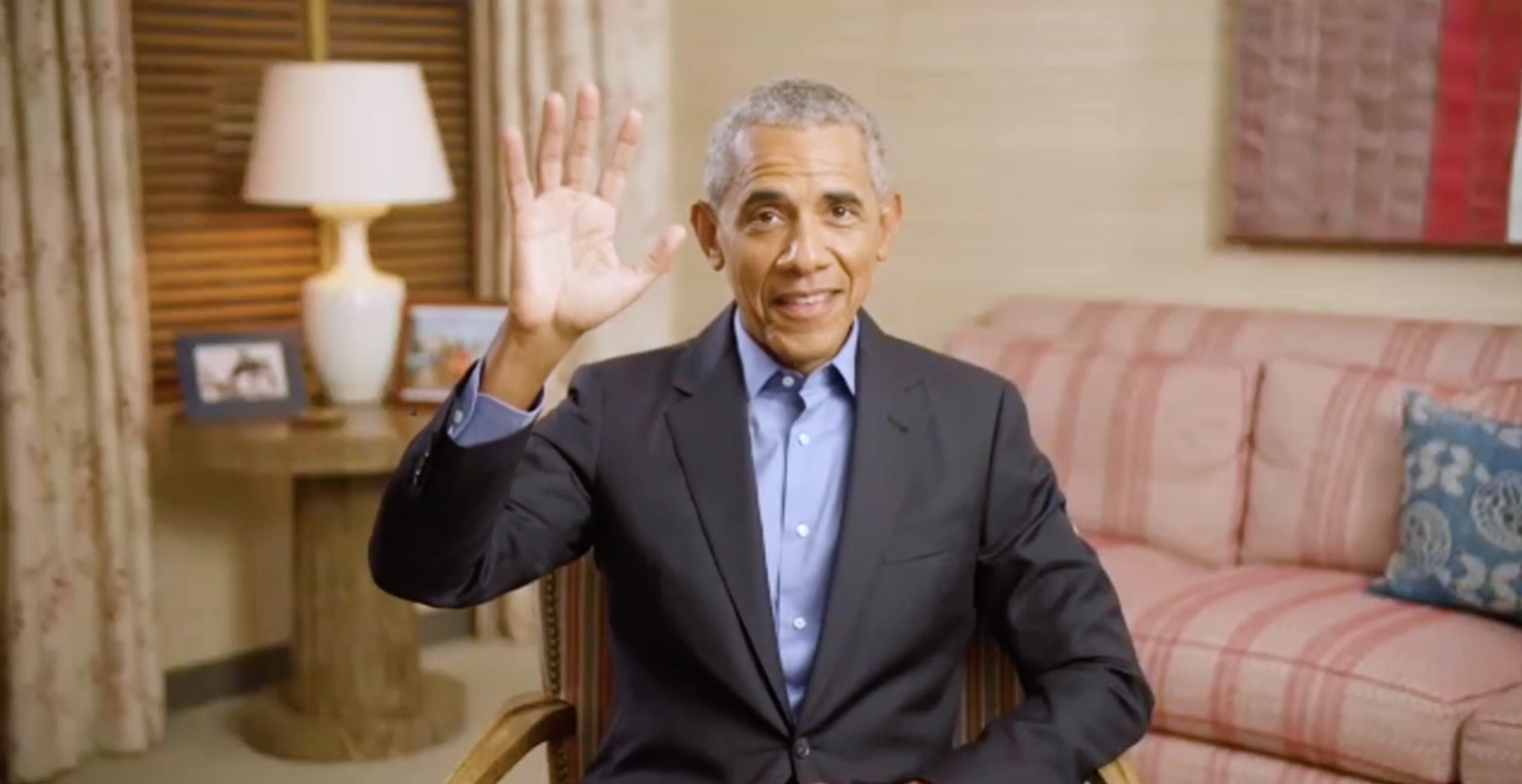 "Former President Obama surprises Maine writing students with Zoom appearance" (WMTW)