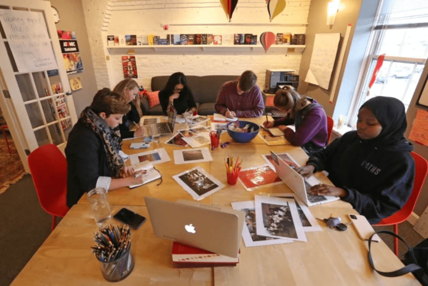 Young authors put themselves on the shelves through Telling Room program (Portland Press Herald)