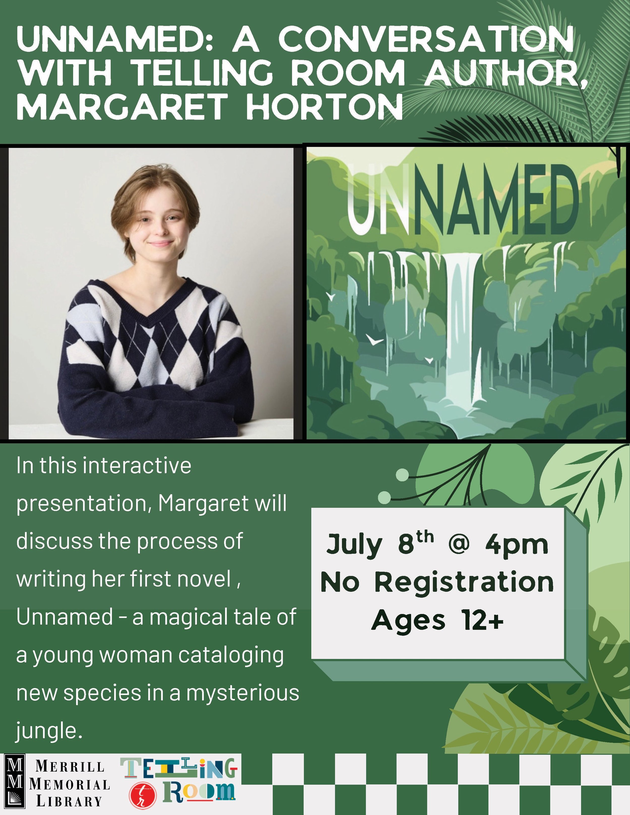 Unnamed: A Conversation with Telling Room Author Margaret Horton