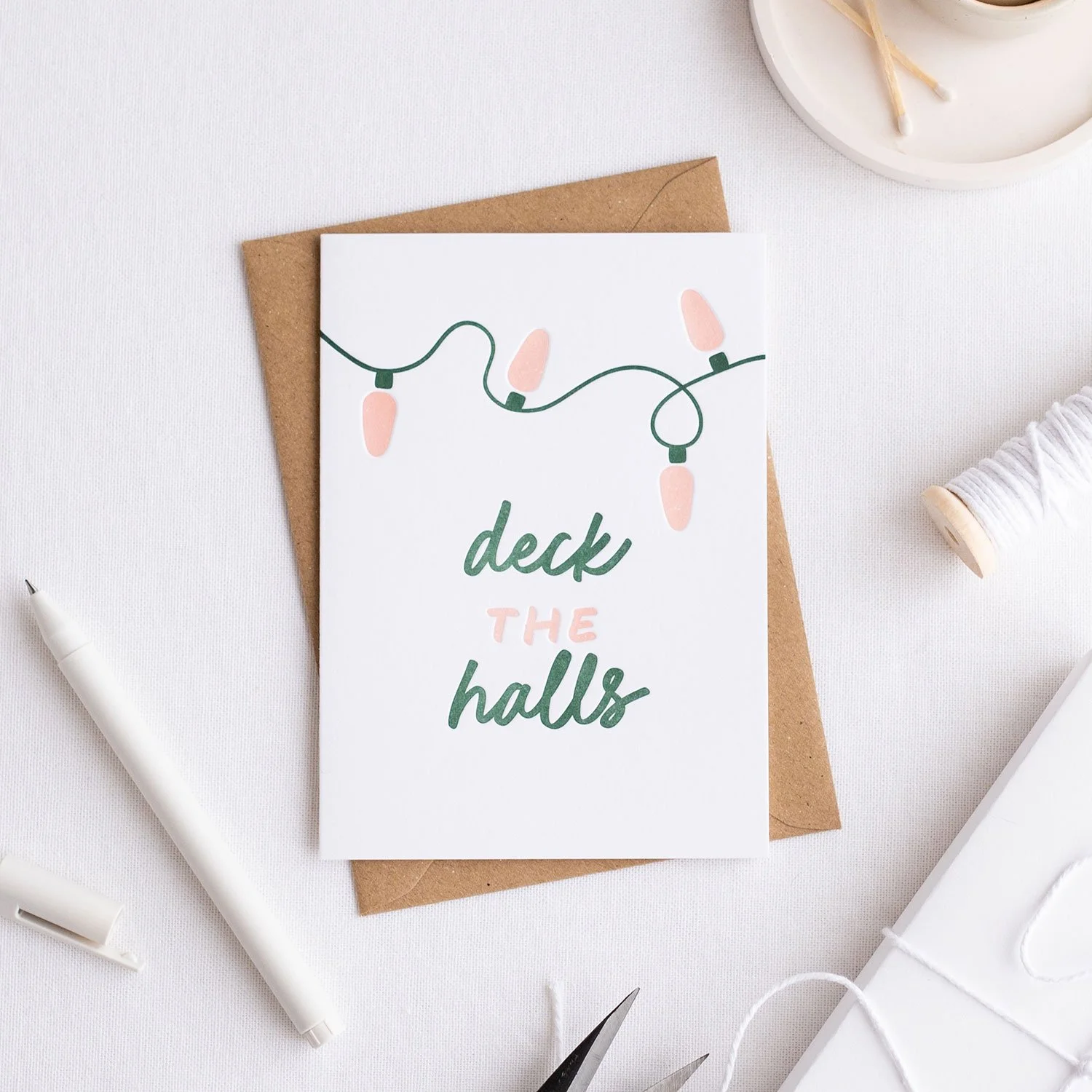 Deck The Halls Card