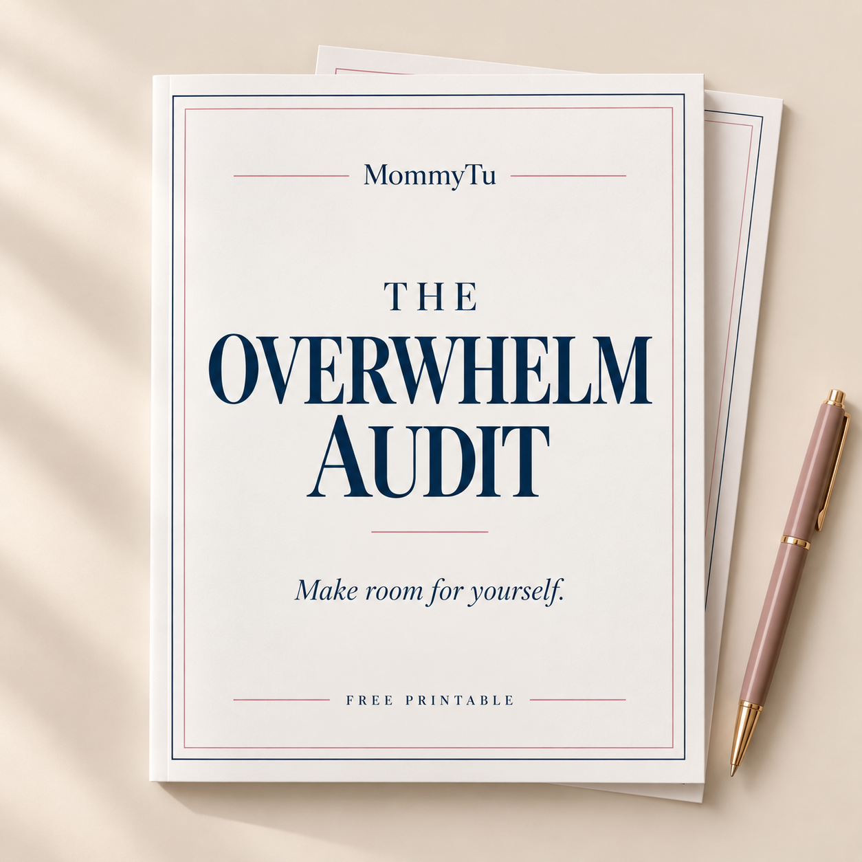 The MommyTu Overwhelm Audit