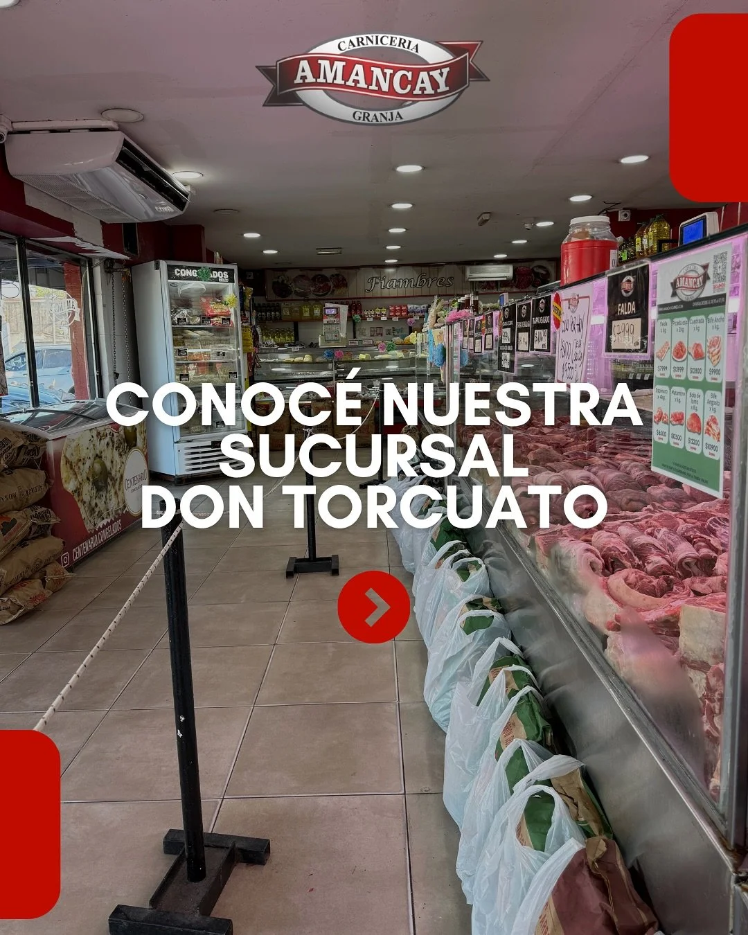 🥩✨ &iexcl;Conoc&eacute; nuestra sucursal de Don Torcuato!

📍Estamos en Panamericana y  202, esper&aacute;ndote con la mejor atenci&oacute;n y una amplia variedad de productos:
🛒 Almac&eacute;n
🥓 Fiambrer&iacute;a
🥩 Carnes selectas
😄 &iexcl;Y mu