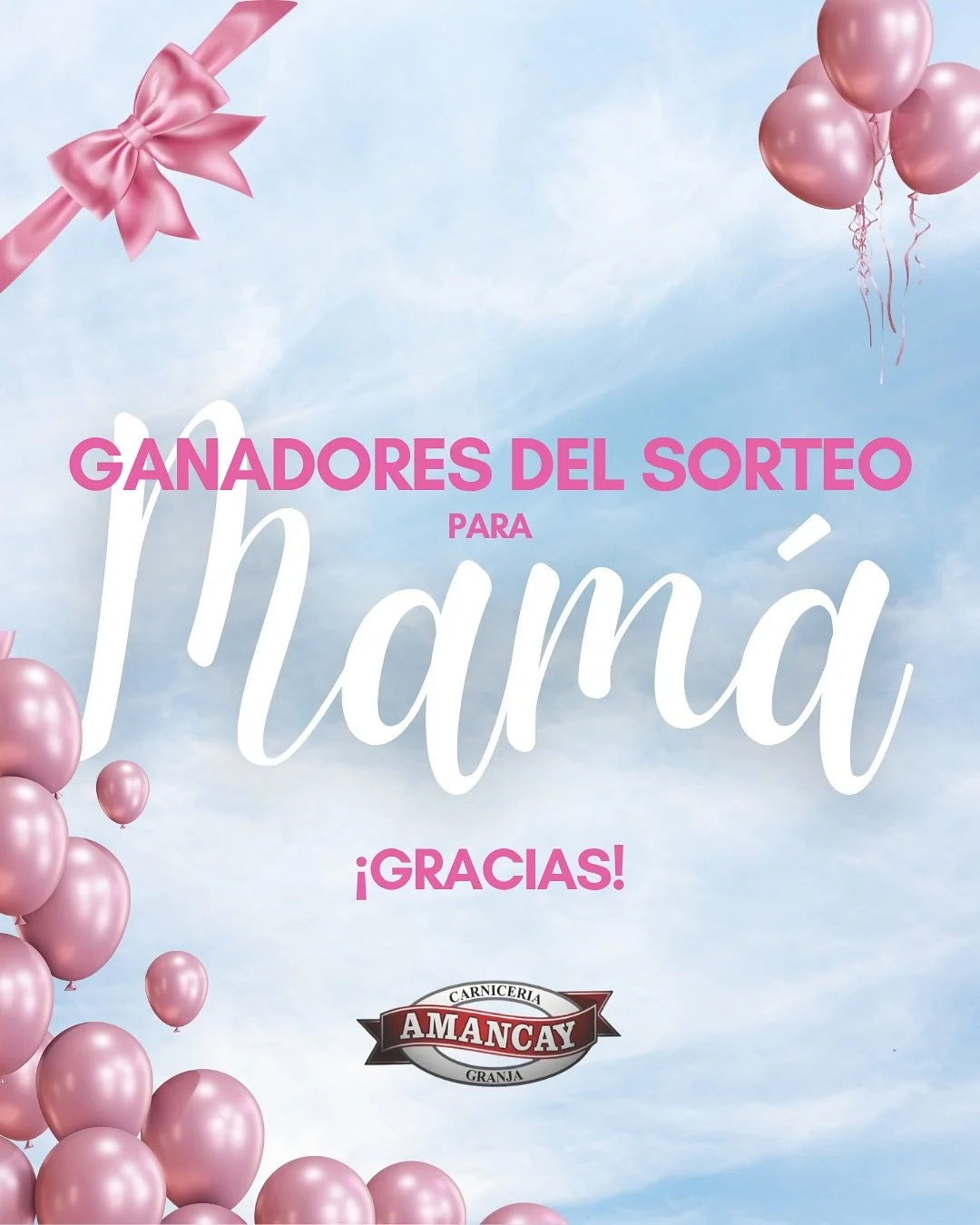 🎉 &iexcl;Ganadores del sorteo para mam&aacute;! 💐

Te mostramos un poco de lo que fue este s&uacute;per sorteo en nuestras sucursales 💖

Gracias a todos por participar y  ser parte 💪✨

Si fuiste uno de los grandes ganadores, &iexcl;dale ❤️ y cont